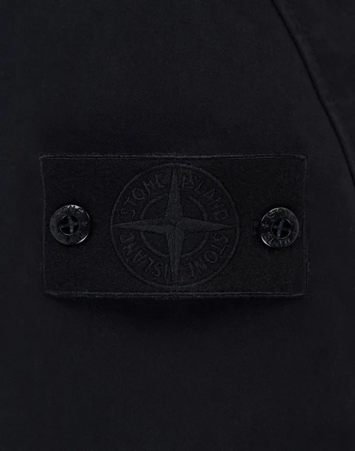 Stone Island Coats 038 Jackets 440F1 Raso Gommato Double Ghost Piece With Detachable Lining Trench Coat In Navy 8211 Mens