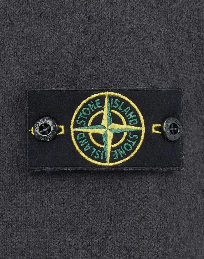 Stone Island Coats 038 Jackets 565A6 Felted Pure Wool Detachable Lining Hooded Jacket In Black 8211 Mens