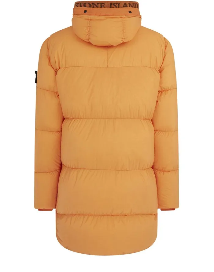 Stone Island Coats 038 Jackets 70123 Garment Dyed Crinkle Reps Ny Down Parka In Orange 8211 Mens
