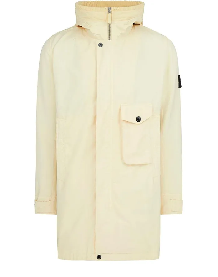 Stone Island Coats 038 Jackets 70749 DavidTcDetachable Lining Parka In Butter 8211 Mens Stone Island Coats 038 Jackets 70749 DavidTcDetachable Lining Parka In Butter 8211 Mens