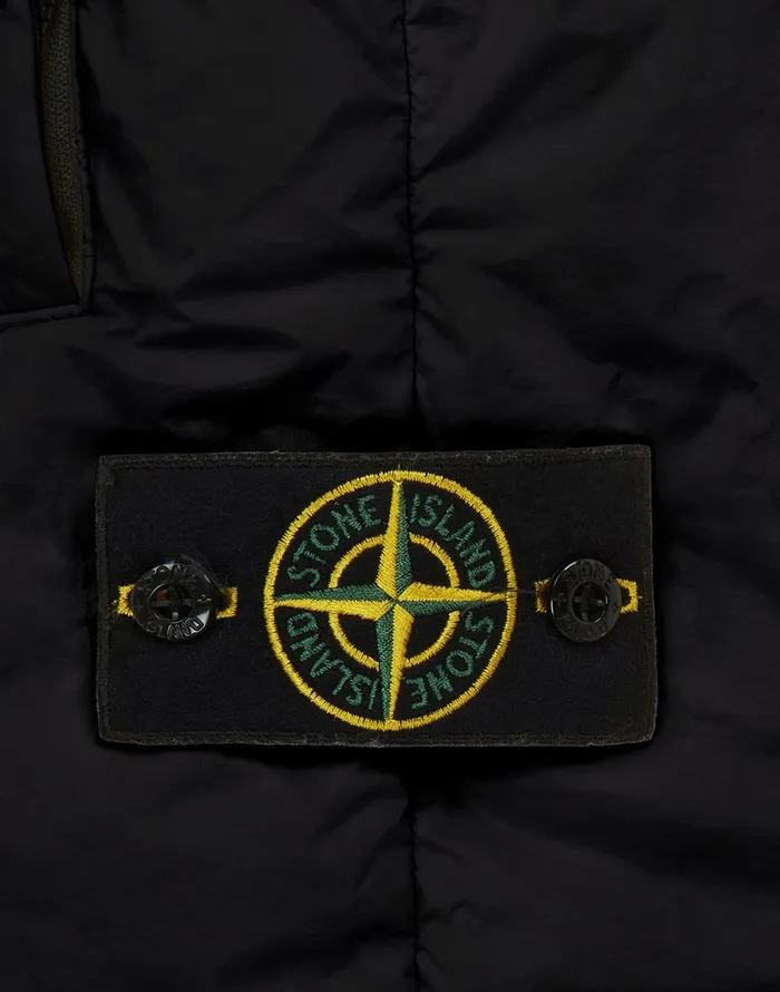 Stone Island Coats 038 Jackets G0123 Garment Dyed Crinkle Reps Ny Down Vest In Black 8211 Mens