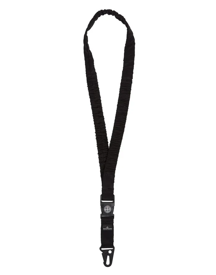 Stone Island Key Holder 95176 Nylon Metal Key Holder In Black 8211 Mens