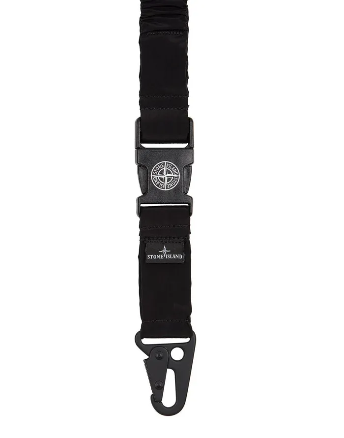 Stone Island Key Holder 95176 Nylon Metal Key Holder In Black 8211 Mens