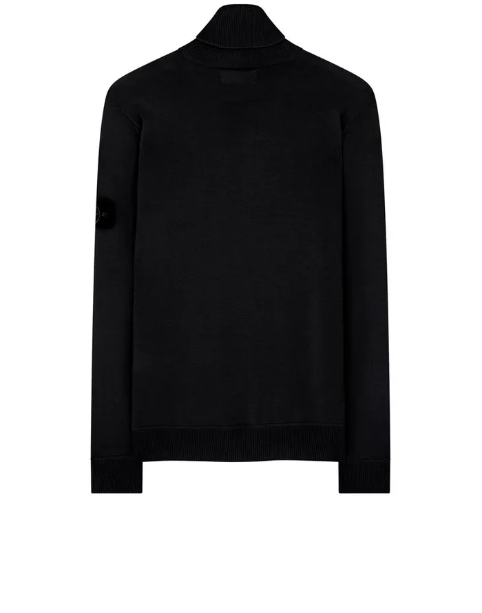 Stone Island Knitwear 528C4 Rollneck Jumper In Black 8211 Mens