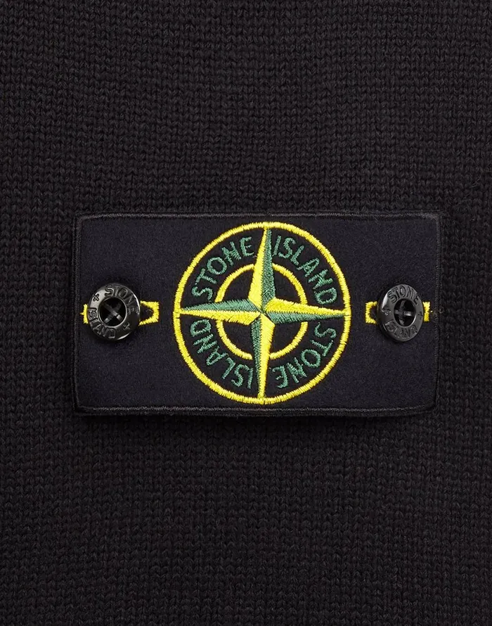 Stone Island Knitwear 541A2 Crewneck Jumper In Black 8211 Mens