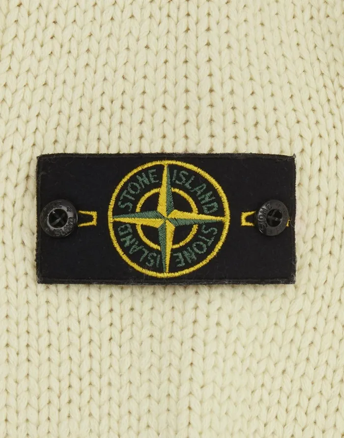 Stone Island Knitwear 557B8 DoubleBreasted Cardigan Knit In Butter 8211 Mens