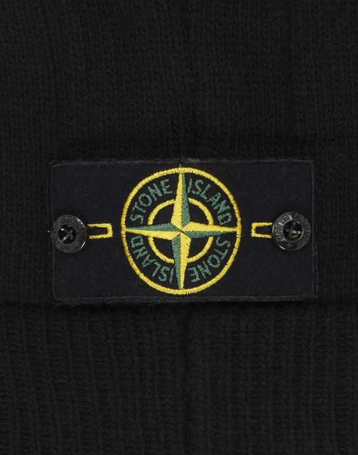 Stone Island Knitwear 578B7 Knitted Vest In Black 8211 Mens