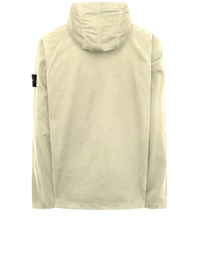 Stone Island Overshirts 10510 Hooded Overshirt In Butter 8211 Mens