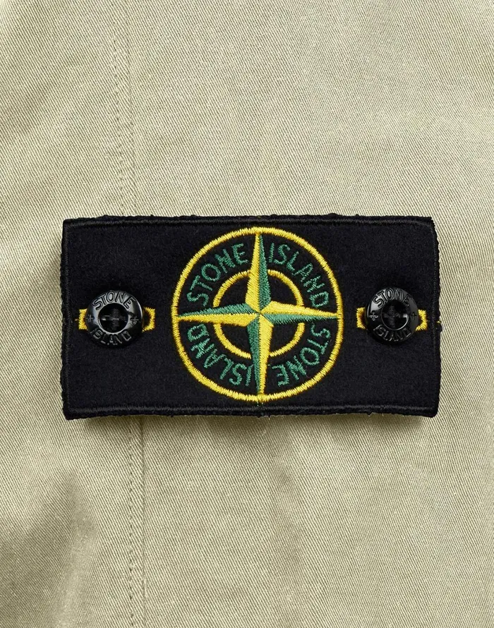 Stone Island Overshirts 10510 Hooded Overshirt In Butter 8211 Mens
