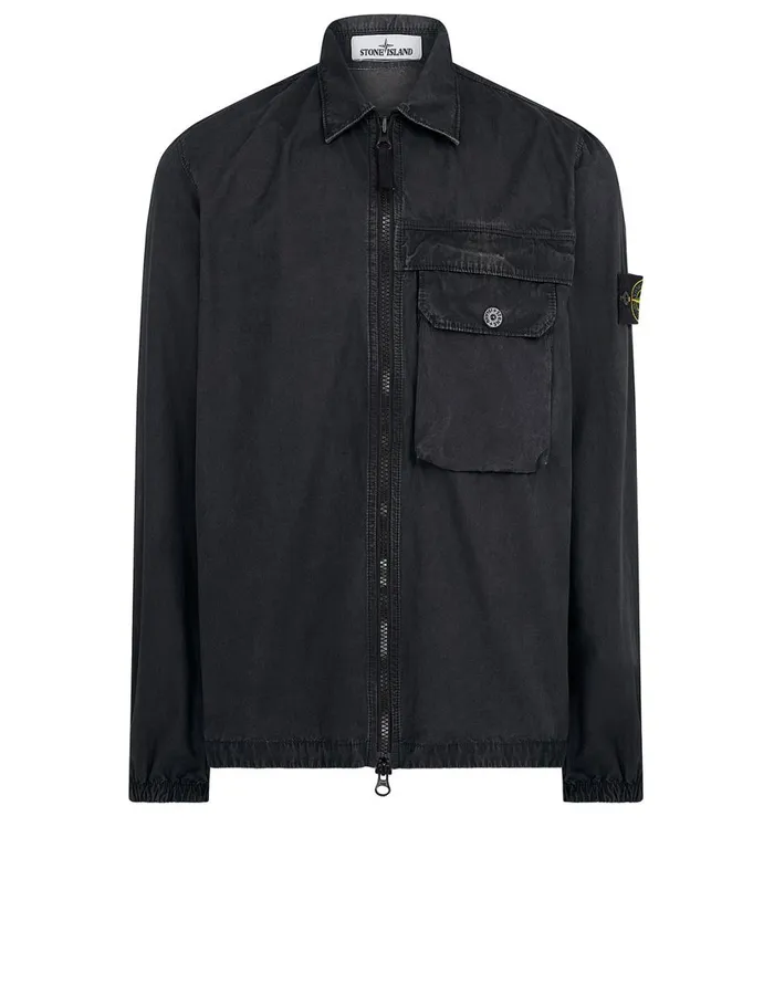 Stone Island Overshirts 107Wn TCoOld Overshirt In Charcoal 8211 Mens
