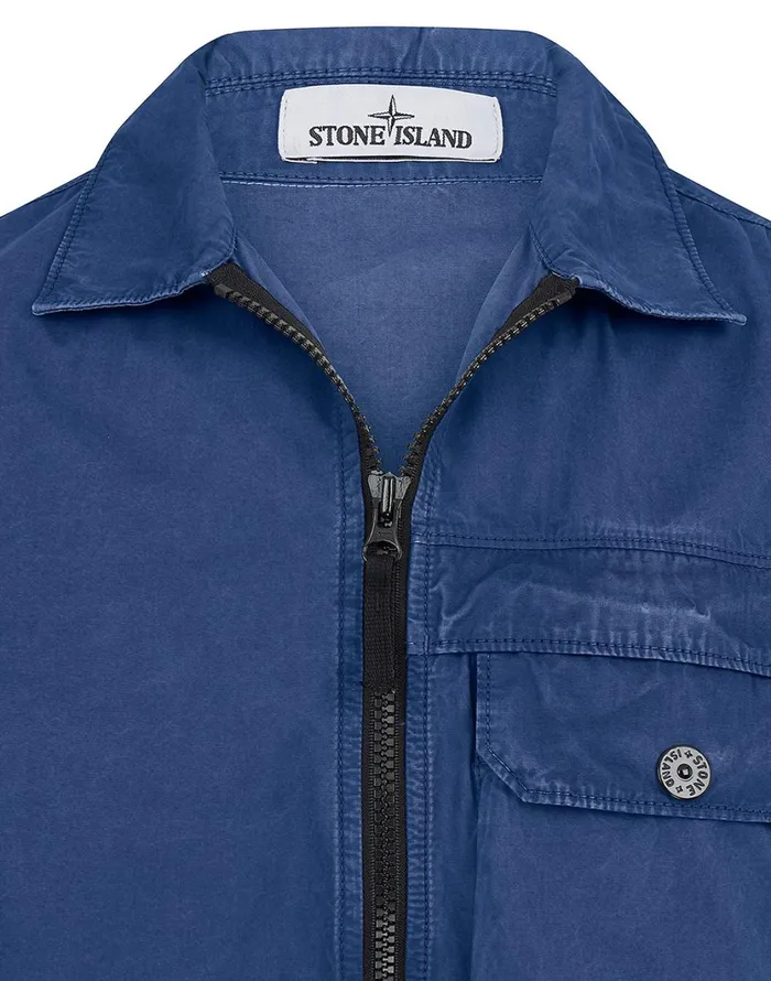 Stone Island Overshirts 107Wn TCoOld Overshirt In Periwinkle 8211 Mens