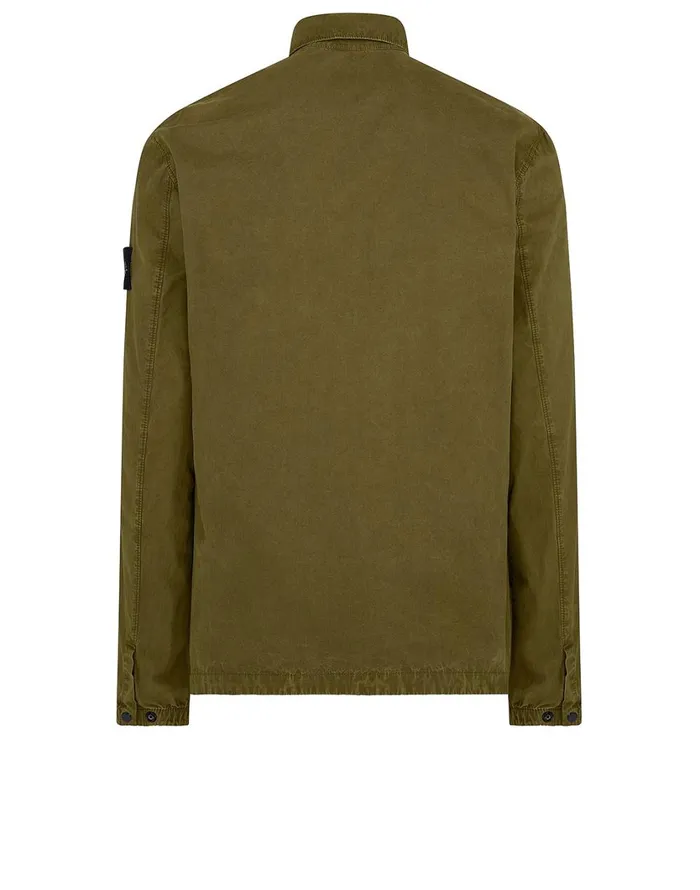 Stone Island Overshirts 107Wn TCoOld Overshirt In Tobacco 8211 Mens