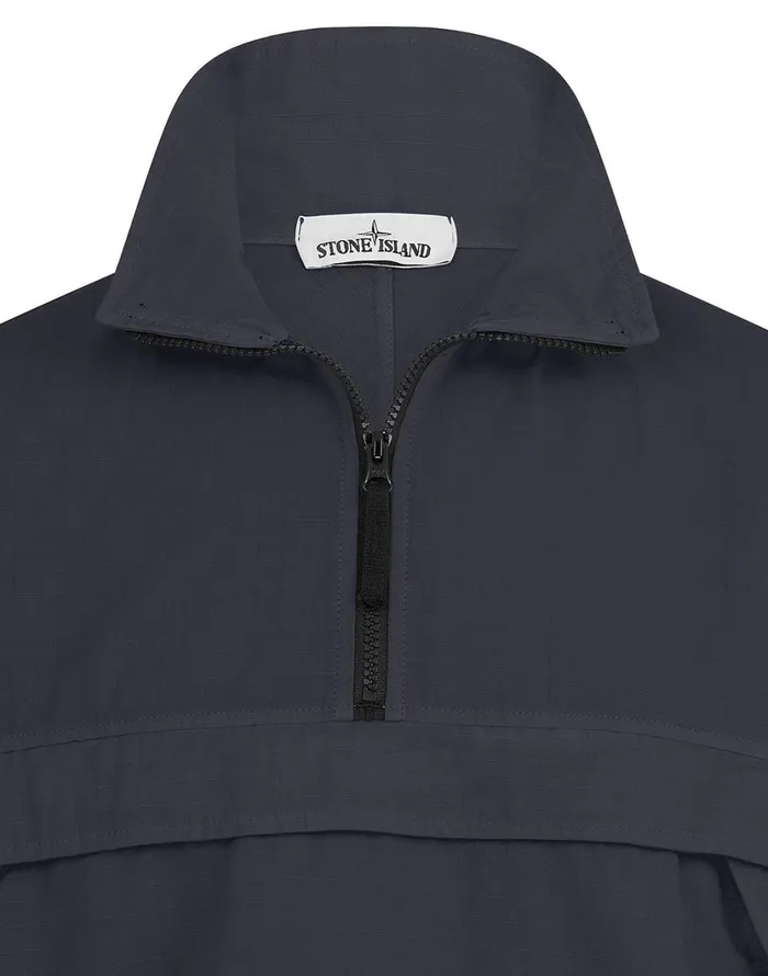Stone Island Overshirts 10802 Cotton Ripstop Overshirt In Navy 8211 Mens