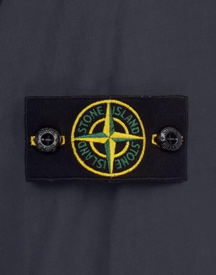 Stone Island Overshirts 10802 Cotton Ripstop Overshirt In Navy 8211 Mens