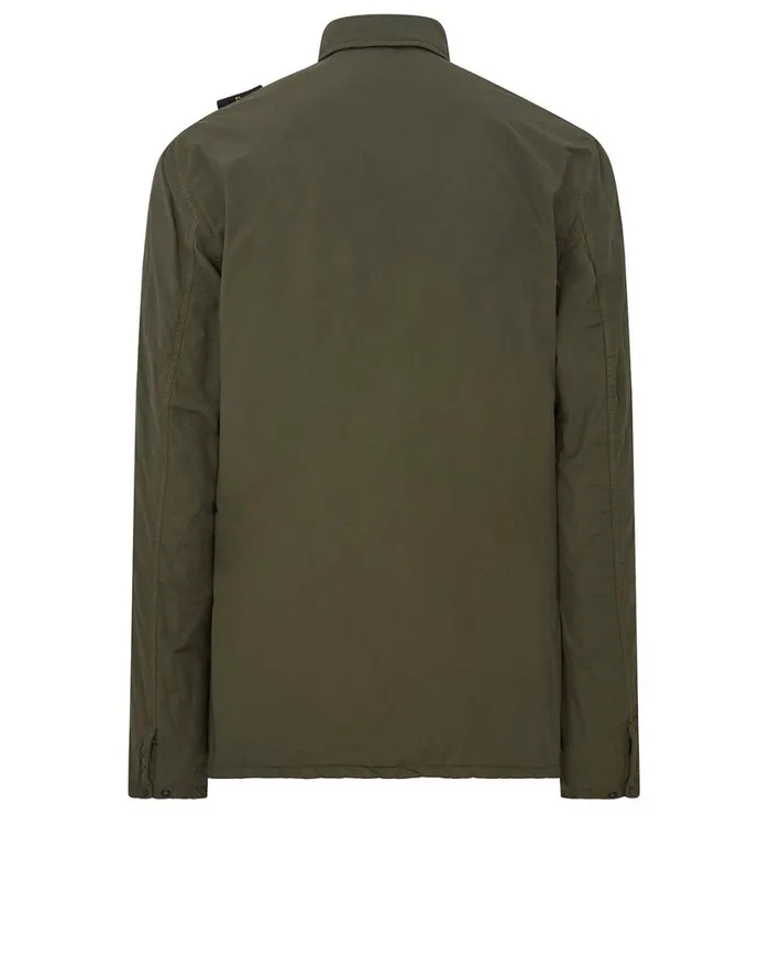Stone Island Overshirts 11303 Naslan Light Overshirt In Dark Forest 8211 Mens