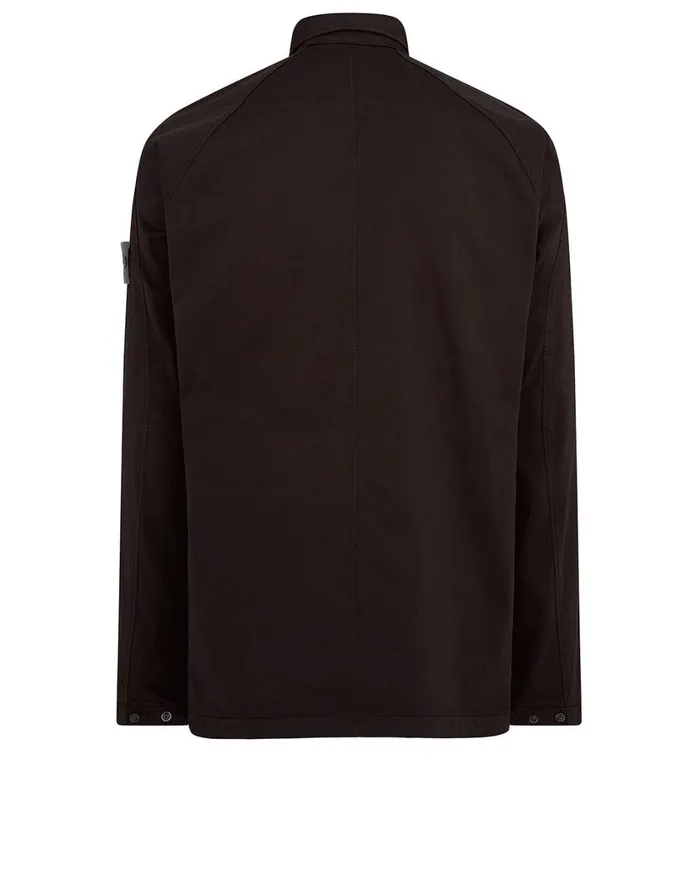 Stone Island Overshirts 116F4 Overshirt In Dark Brown 8211 Mens