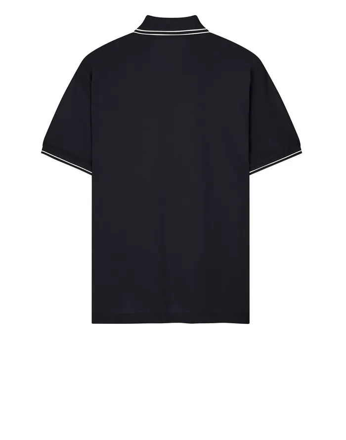 Stone Island Polo Shirts 22S18 Short Sleeve Polo Shirt In Charcoal 8211 Mens