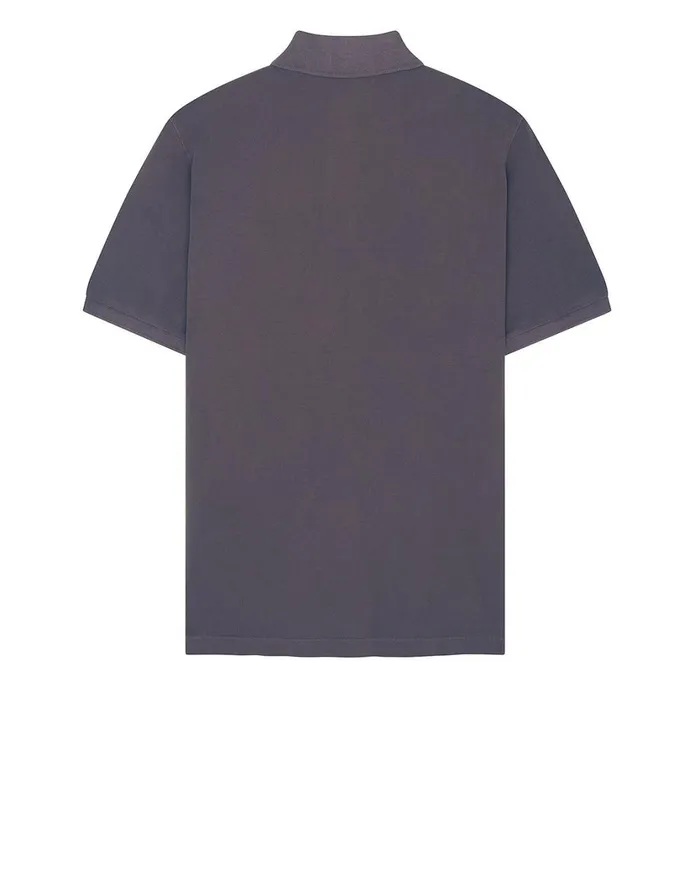 Stone Island Polo Shirts 22S67 Pigment Dye Short Sleeve Polo Shirt In Violet 8211 Mens