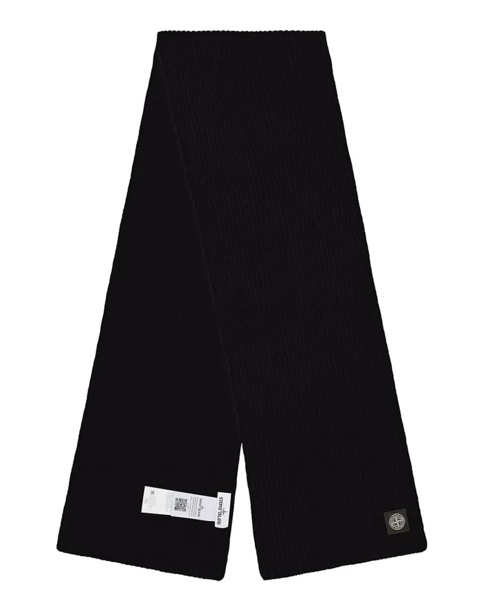 Stone Island Scarf N15B5 Scarf In Black 8211 Mens