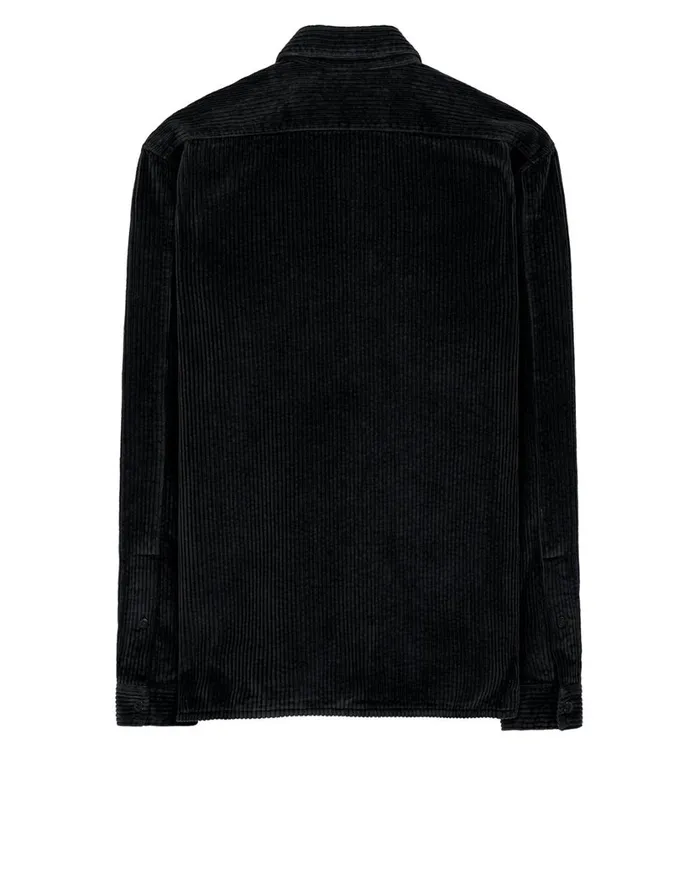 Stone Island Shirts 12111 Long Sleeve Shirt In Black 8211 Mens