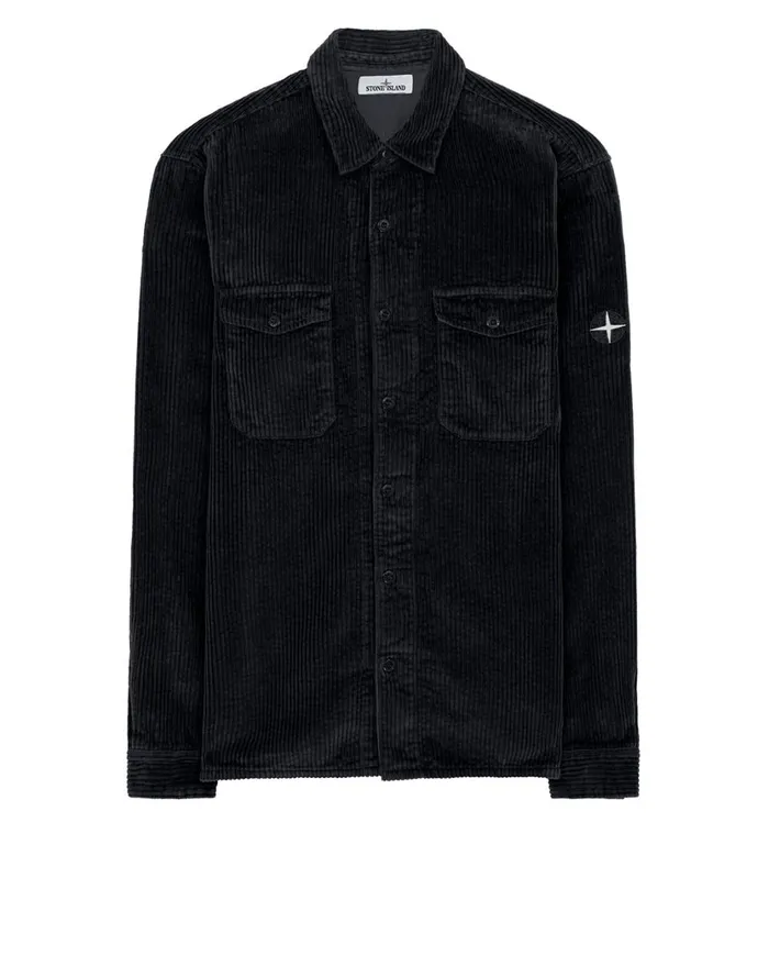 Stone Island Shirts 12111 Long Sleeve Shirt In Navy 8211 Mens
