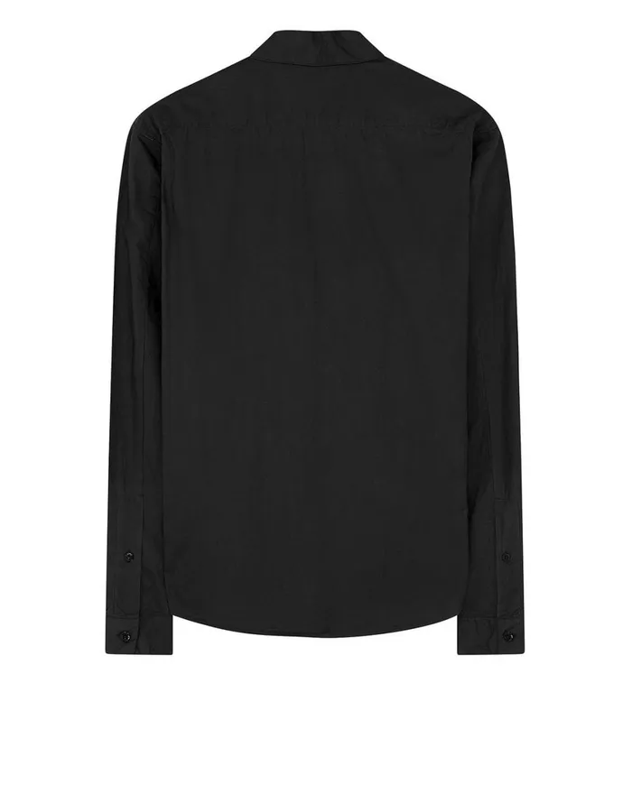 Stone Island Shirts 12501 LongSleeve Shirt In Black 8211 Mens