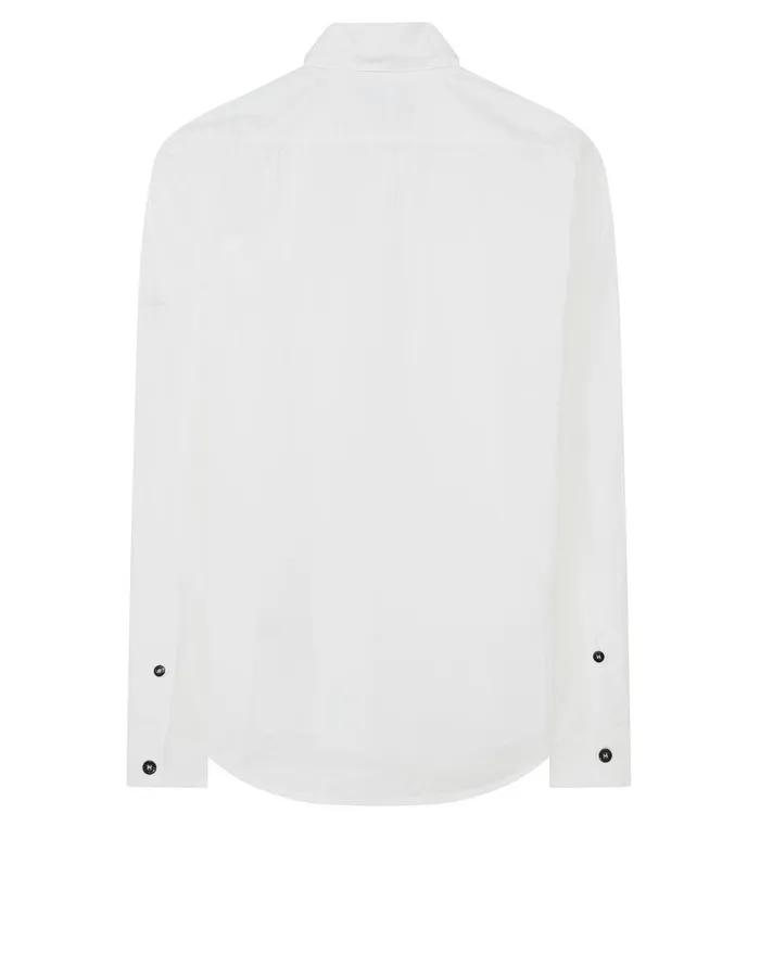 Stone Island Shirts 12501 LongSleeve Shirt In White 8211 Mens