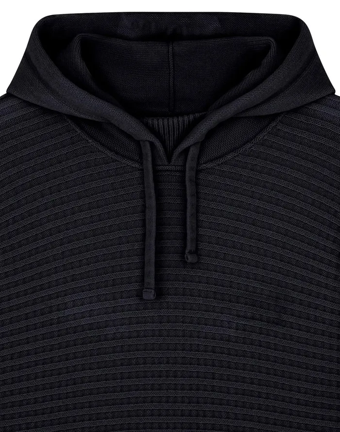 Stone Island Sweatshirts 503A1 Hooded Jumper In Black 8211 Mens