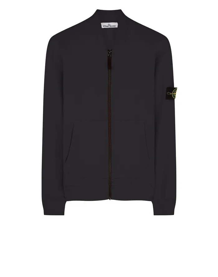 Stone Island Sweatshirts 60220 Full Zip Sweatshirt In Black 8211 Mens