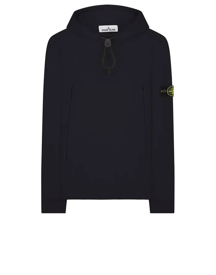 Stone Island Sweatshirts 60640 Hooded Sweatshirt In Black 8211 Mens