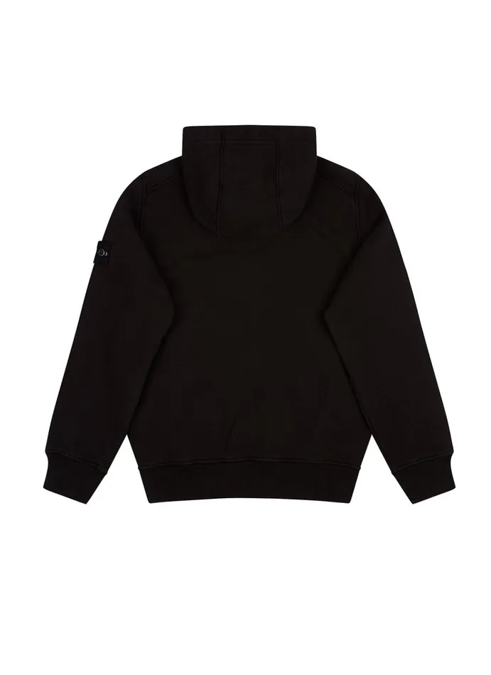 Stone Island Sweatshirts 60740 Zip Through Sweatshirt In Black 8211 Junior