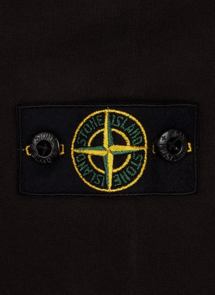 Stone Island Sweatshirts 60740 Zip Through Sweatshirt In Black 8211 Junior