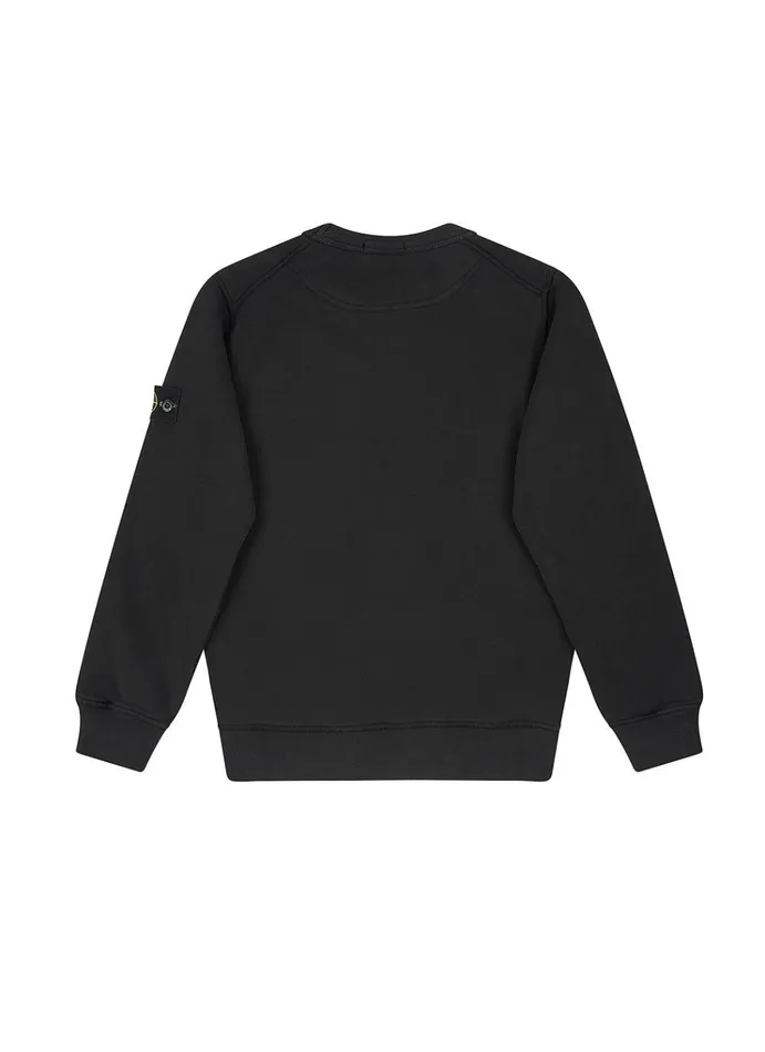 Stone Island Sweatshirts 61340 Sweatshirt In Black 8211 Junior