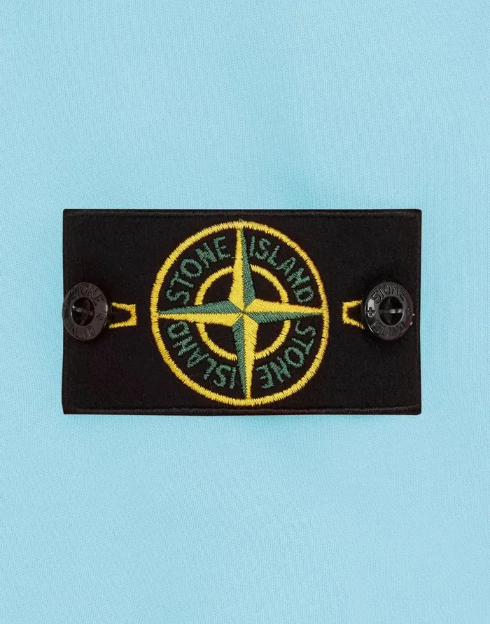 Stone Island Sweatshirts 63020 Sweatshirt In Aqua 8211 Mens
