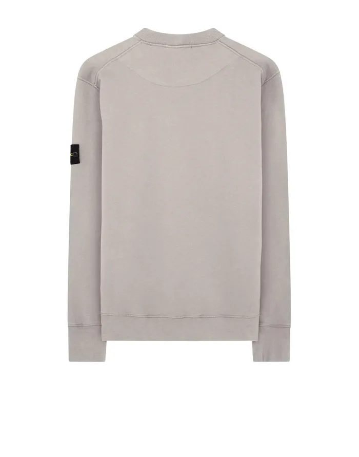 Stone Island Sweatshirts 63020 Sweatshirt In Dove Grey 8211 Mens