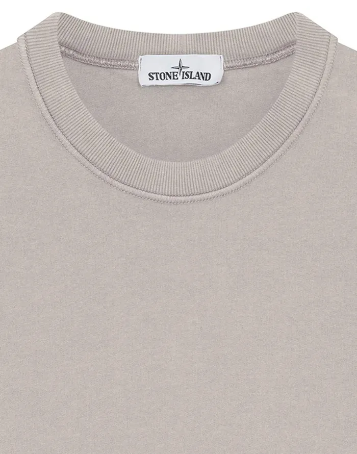 Stone Island Sweatshirts 63020 Sweatshirt In Dove Grey 8211 Mens