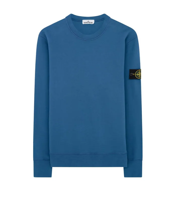 Stone Island Sweatshirts 63020 Sweatshirt In Periwinkle 8211 Mens