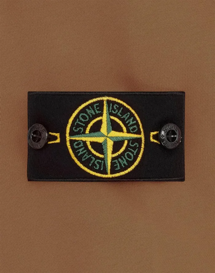 Stone Island Sweatshirts 63020 Sweatshirt In Tobacco 8211 Mens