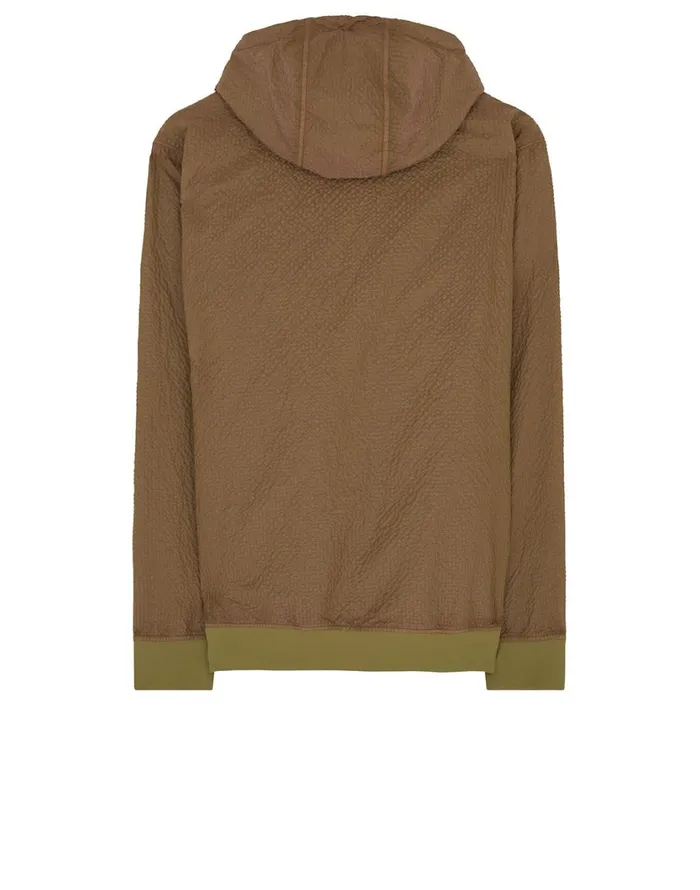 Stone Island Sweatshirts 64034 PolyColour FrameTc Hooded Sweatshirt In Tobacco 8211 Mens