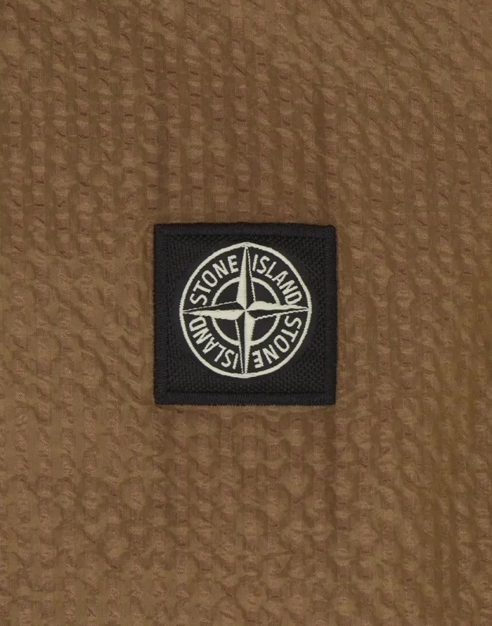 Stone Island Sweatshirts 64034 PolyColour FrameTc Hooded Sweatshirt In Tobacco 8211 Mens