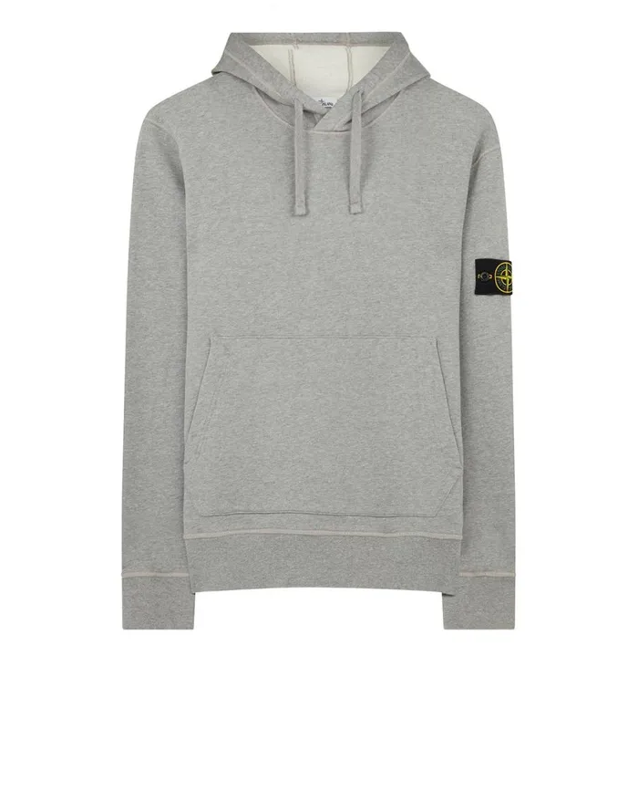 Stone Island Sweatshirts 64120 Hooded Sweatshirt In Dust 8211 Mens