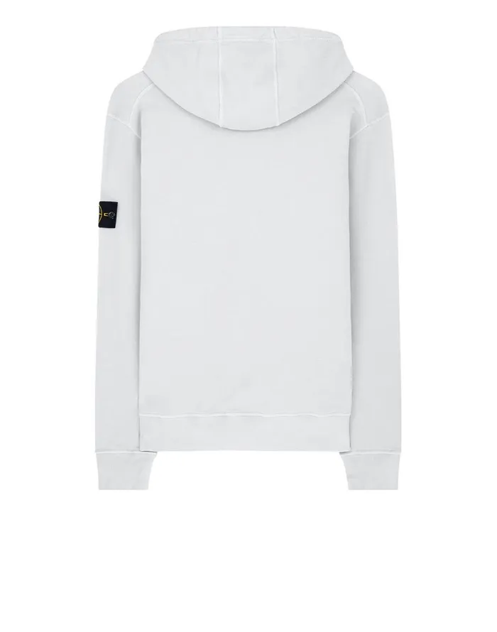 Stone Island Sweatshirts 64120 Hooded Sweatshirt In White 8211 Mens
