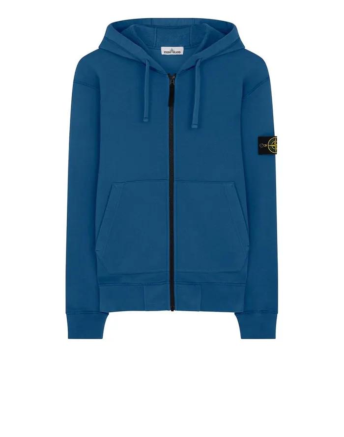 Stone Island Sweatshirts 64220 Hooded Full Zip Sweatshirt In Periwinkle 8211 Mens Stone Island Sweatshirts 64220 Hooded Full Zip Sweatshirt In Periwinkle 8211 Mens