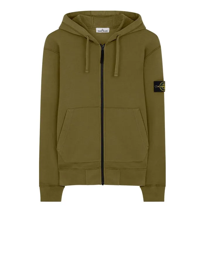 Stone Island Sweatshirts 64220 Hooded Full Zip Sweatshirt In Tobacco 8211 Mens Stone Island Sweatshirts 64220 Hooded Full Zip Sweatshirt In Tobacco 8211 Mens
