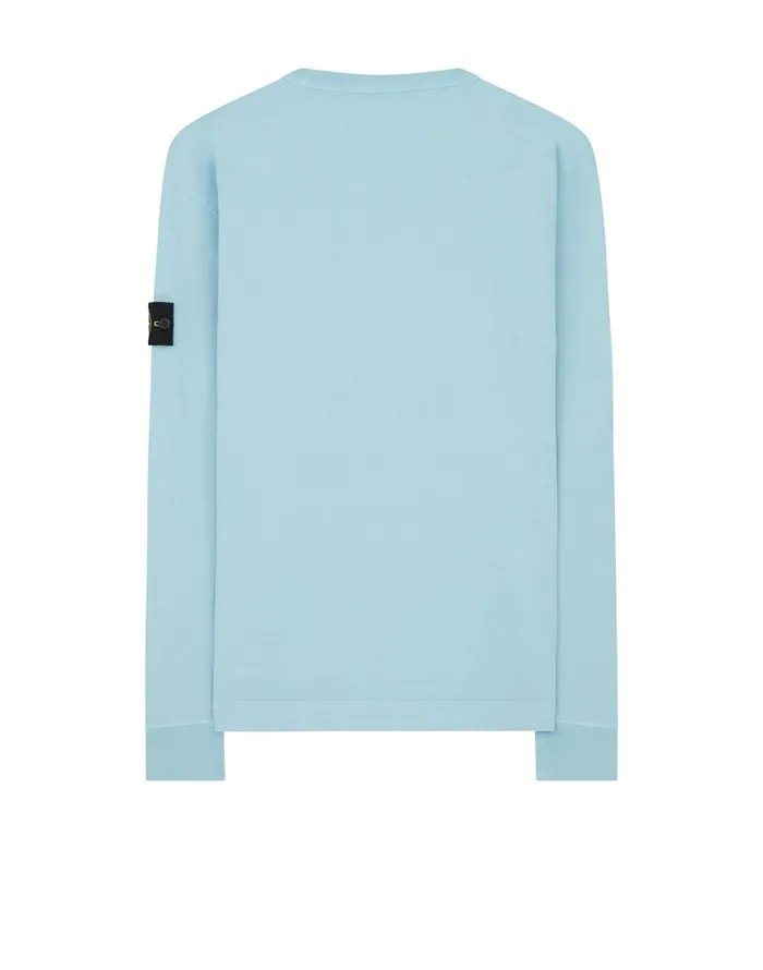 Stone Island Sweatshirts 64450 Sweatshirt In Aqua 8211 Mens