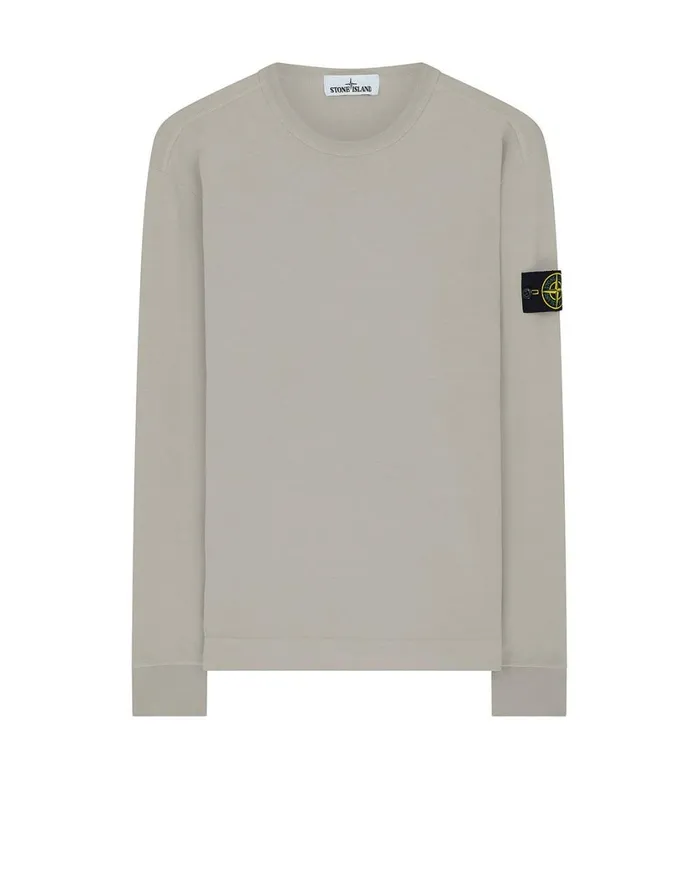 Stone Island Sweatshirts 64450 Sweatshirt In Dove Grey 8211 Mens
