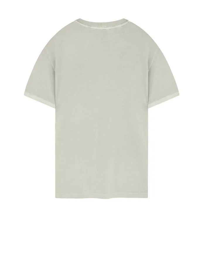 Stone Island TShirts 20467 Pigment Dye ShortSleeve TShirt In Dove Grey 8211 Mens