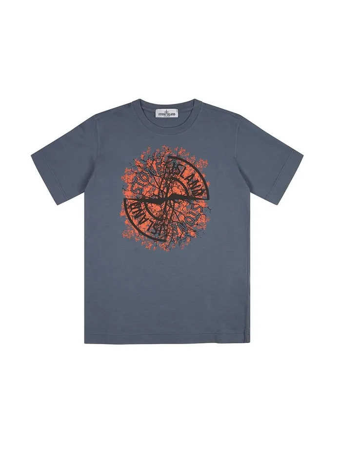 Stone Island TShirts 21057 TShirt In Aviation Blue 8211 Junior