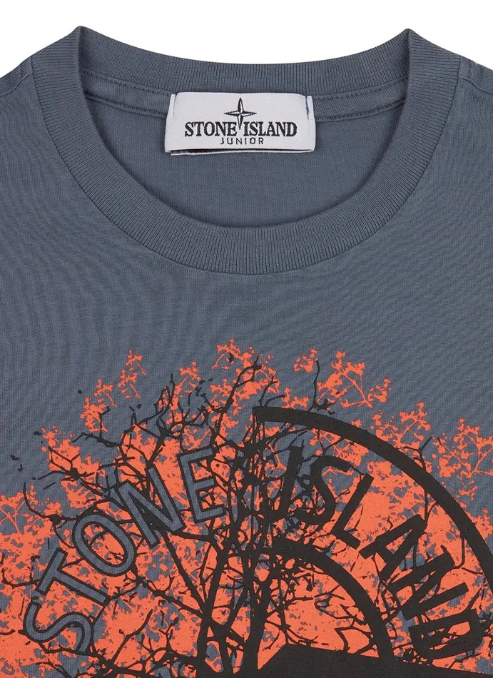 Stone Island TShirts 21057 TShirt In Aviation Blue 8211 Junior