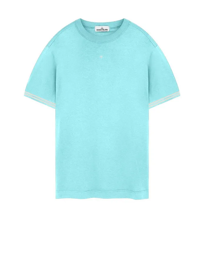 Stone Island TShirts 21344 ShortSleeve TShirt In Aqua 8211 Mens
